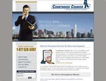Tablet Screenshot of courthousecourier.org